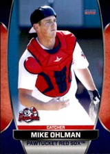 2018 Pawtucket Red Sox Choice #20 Mike Ohlman Lakewood Ranch Florida FL Card