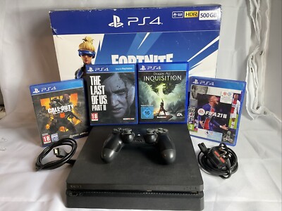 Playstation 4 Konsole CUH-2216A Modell mit Spiele Bundle und OVP PS4
