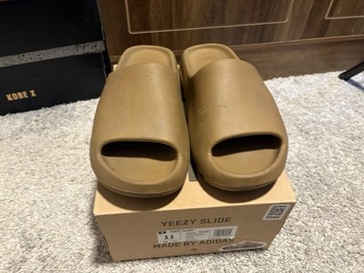 Adidas Yeezy Slide Ochre Brown Men s Sandals Kanye Size 11