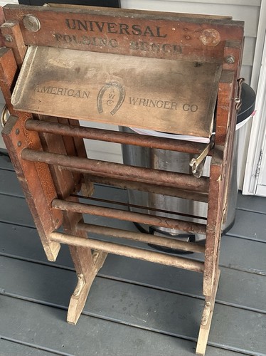 American Wringer Company Universal Folding Table Vtg