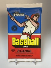 2026 Topps Heritage Baseball Hobby Pack
