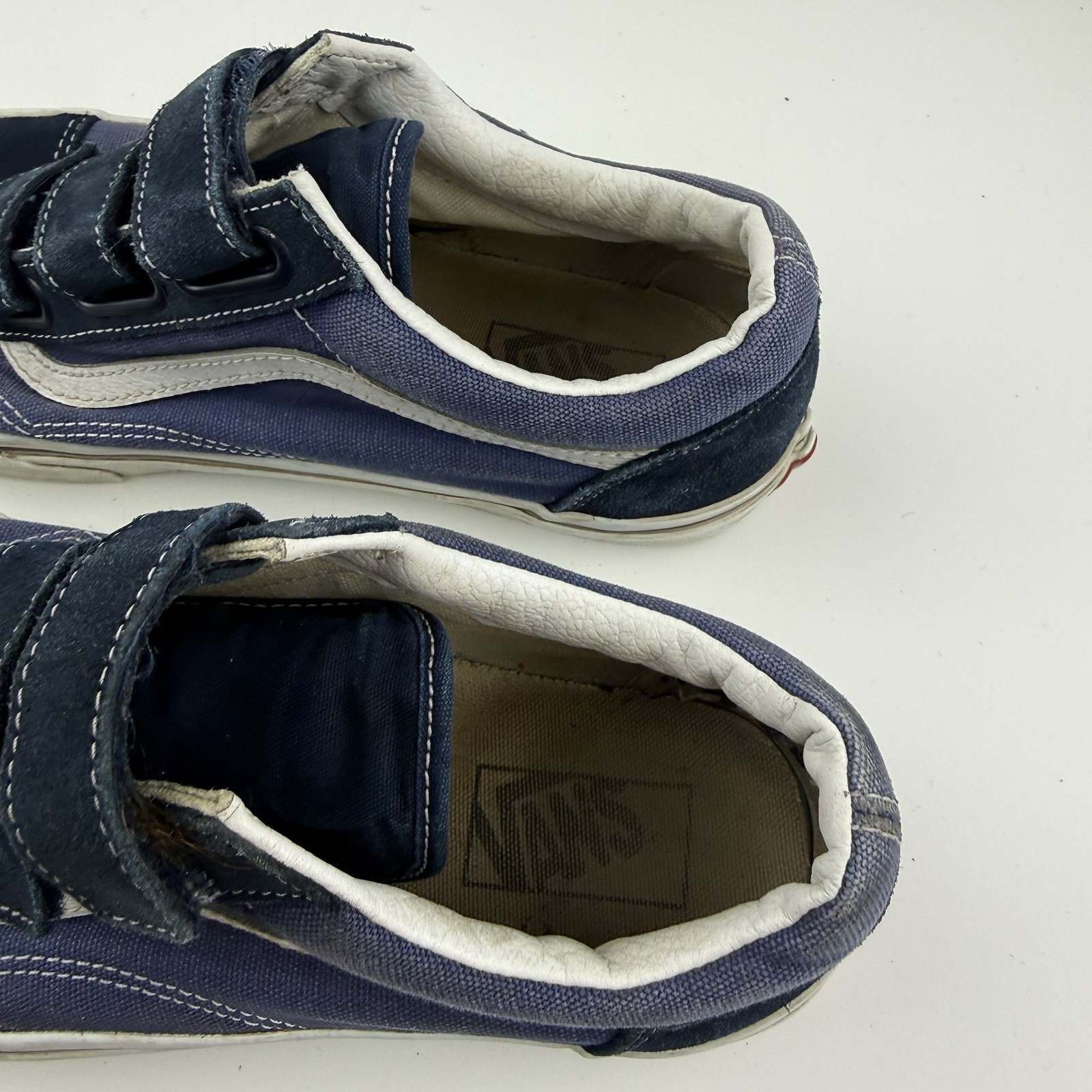 VANS Prison Issue Navy Hook And Loop Old Skool Men's Shoes Size 9 thumbnail 9