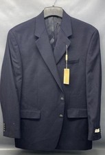 NWT Michael Kors Men's Navy Blue Wool Sportscoat Size 44