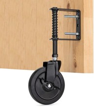5" Heavy Duty Spring Loaded Gate Caster, Drag Gate Wheels with 360  Swivel for W
