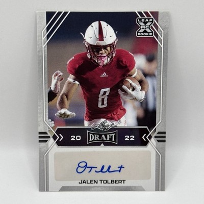 2022 Leaf Draft - Autographs SILVER #BA-JT1 Jalen Tolbert (AU, RC)