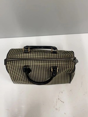 RALPH LAUREN Boston bag Leather Multicolor Houndstooth | eBay
