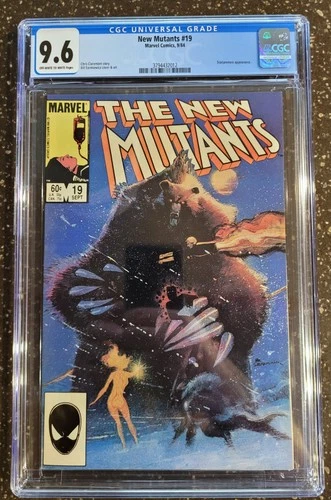 1984 New Mutants #19 Marvel Comics CGC Graded 9.6 Near Mint+