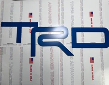 Raised Blue Plastic Letters TRD Skid Plate compatible with 4Runner 2015-2018