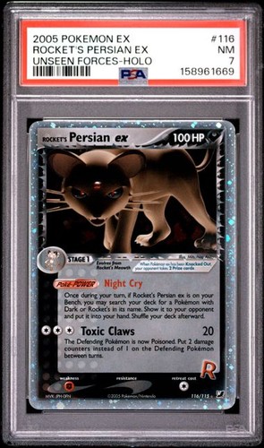 Rocket's Persian ex graded PSA 7 for sale on eBay