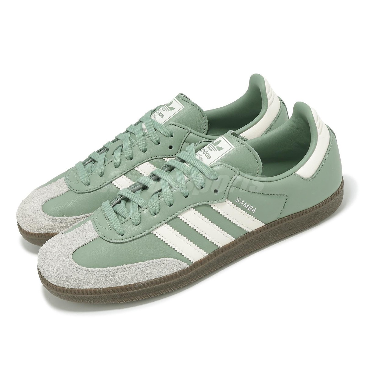 adidas Originals Samba OG Silver Green Chalk White Men Unisex