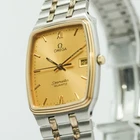 New ListingOH Serviced *NEAR MINT* Vintage 1984 OMEGA Seamaster Cal.1430 Qz Gold 28mm Mens
