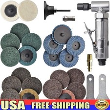 1/4 Inch Angle Die Grinder 20000 RPM Pneumatic Tool W/ 22 Grinding Discs New