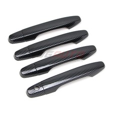 For Honda Cr-v Crv 2012-2016 Door Handle Cover Carbon Fiber Style Trim Garnish