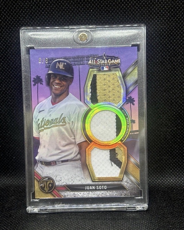 Topps 2024 Triple Threads /9 Juan Soto Nationals ASP-JSOTO All-Star Patch