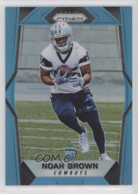 2017 Panini Prizm Rookies Light Blue 54/199 Noah Brown #280 Rookie RC 0j19