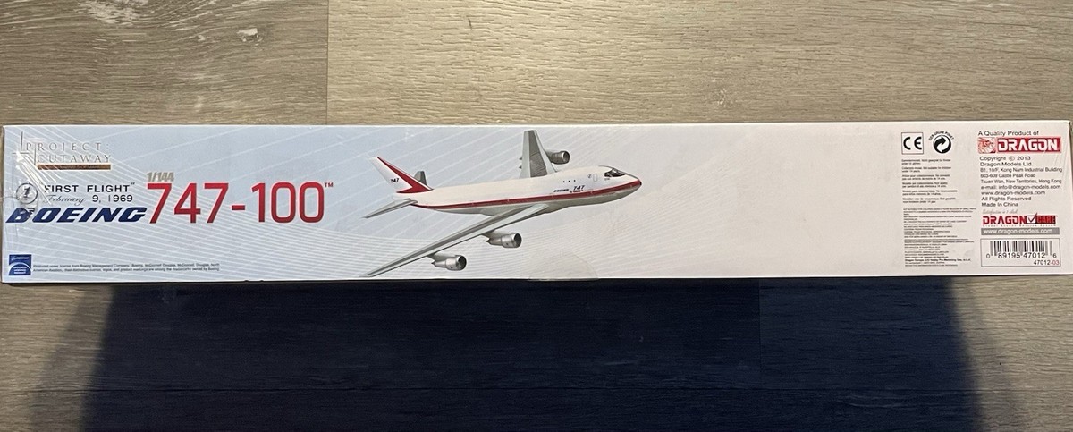 Boeing First Flight 747-100 Model Plane 1/144 scale Interior