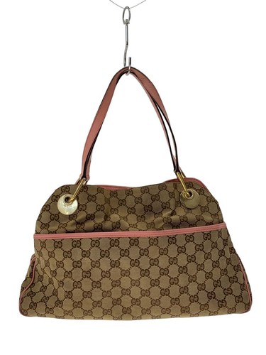 Used Gucci Handbag Eclipse Gg Canvas/Canvas/Brw/Allover Pattern Bag