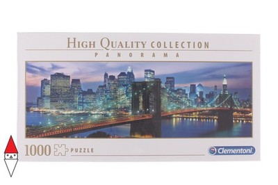 PUZZLE LANDSCHAFTEN CLEMENTONI STADT PANORAMA BROOKLIN BRIDGE NEW YORK 1000 TEILE