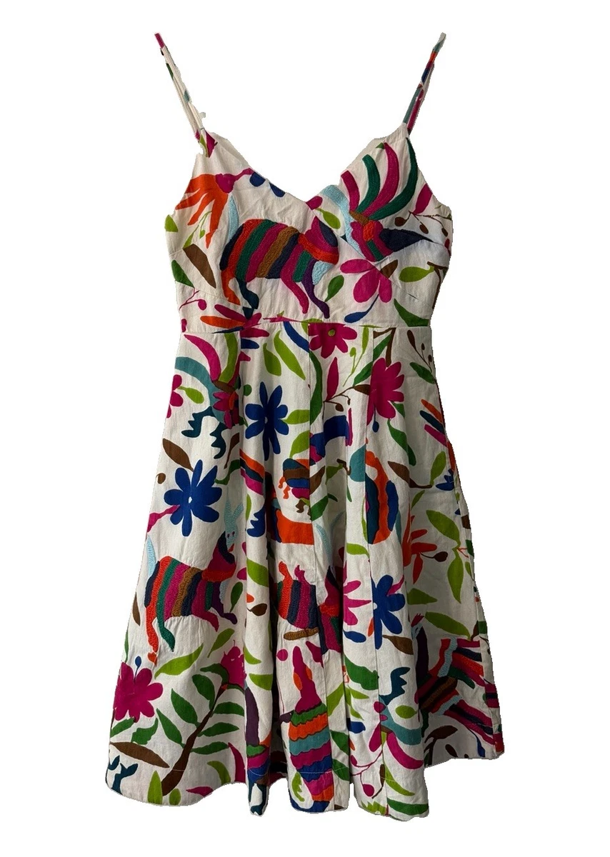 vanessa virginia embroidered dress Anthropologie Vanessa Virginia Shirt Dress Small Embroidered Beaded  Kaleidoscope