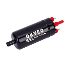OKYEO Inline High Pressure Fuel Pump Universal Replacement 0580464070 Black Red