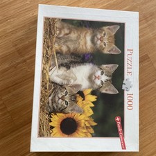 Puzzel von BLATZ Kätzchen + Puzzle Conserver 1000 Teile Neu, 693x493 mm