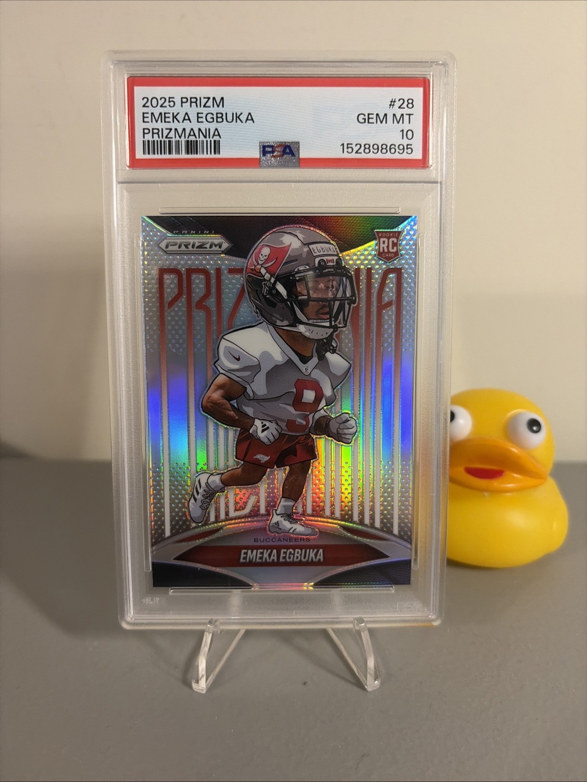 Emeka Egbuka Panini Prizm Prizmania #28 Base