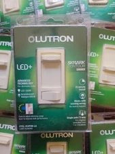 Lutron Skylark Contour Dimmer Light Almond CTCL-153PDH-LA Single or 3 Way