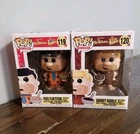 Funko Pop Set of 2 Ad Icons Fred Flintstone #119 & Barney Rubble #120