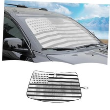 Windshield Sunshade Sun Shade Heat Shield Window Sun Visor Mat for US Flag