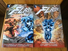 (2)THE FLASH Vol. 6: Out Of Time/Vol. 7: Savage World {The New 52} (TPBs)