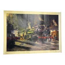 Terence Cuneo 1967 The Great Marquess steam Locomotive print colourview 1968