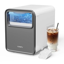 Self-Cleaning Countertop Ice Maker Machine 26.5lbs/24H 9Ice Cubes in 6Min Quiet