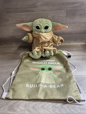 Baby Yoda Grogu The Child Build A Bear 13" Star Wars Mandalorian Soft Toy Plush