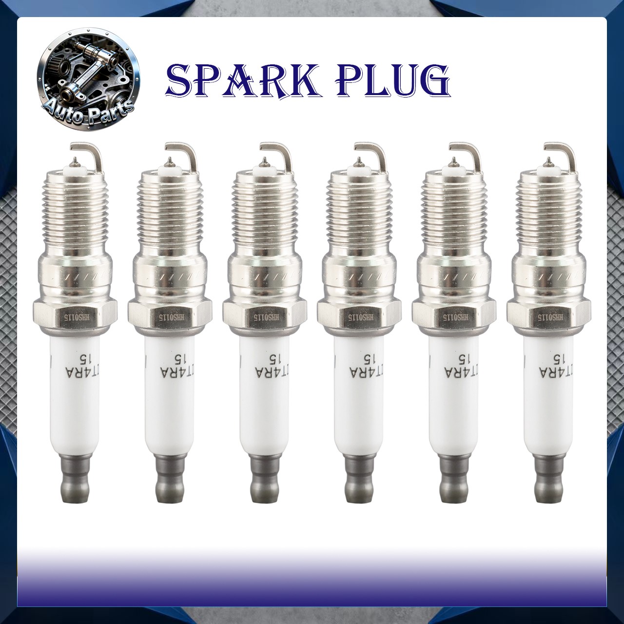 Set of 6 Genuine NGK 5599 Spark Plug - Laser Iridium ITR4A15