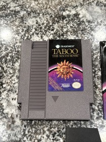 Taboo The Sixth Sense w/ Manual - NES Nintendo Tested Working Clean Very Good