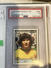 1978 Panini World Cup # 254 Zico. PSA 3. I Don’t Ship To USA