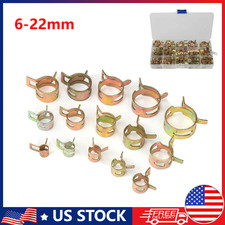 6-22mm Fastener Fuel Water Line Pipe Air Tube Clips Hose Spring Clamps Kit Us 6-22mm Fastener Fuel Water Line Pipe Air Tube Clips Hose Spring Clamps Kit Us