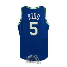 Jason Kidd Game Used Dallas Mavericks 1996-97 Home Jersey - Mears LOA