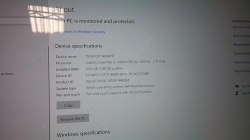 HP Elite x2 1012 G2 12.3" Core i5-7300U 2.6GHz 8GB 128GB SSD W10 Tablet (B1586) - Picture 2 of 11