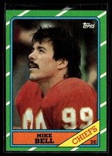 Mike Bell 1986 Topps Card #309b