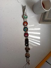 Walt Disney 100 Years Of Magic Staff/crew Lanyard With 7 Badges