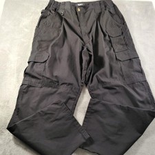 5.11 Taclite Pro Pants Mens 36x30 Black Tactical Cargo Ripstop Outdoor