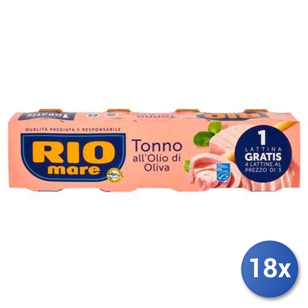 18X Multipack Tuna Rio Mare Oil Gr 120X4