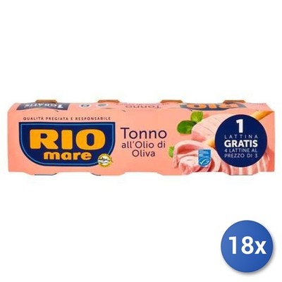 18X Multipack Thunfisch Rio Mare Öl 120G X4