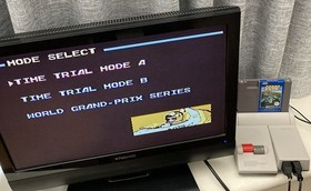 NES ~ TURBO RACING ~ Nintendo Game 3 Screw NES-44-AUS Game Cart Only Pal A