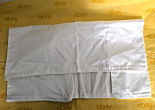 One King Size Bed Pillow Cover Cotton White