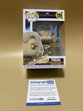 Angelina Jolie signed Eternals  Thena Funko 729 Z
