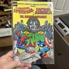 The Amazing Spider-Man Comic And Captain America In Dr Dooms Revenge IN SLEEVE