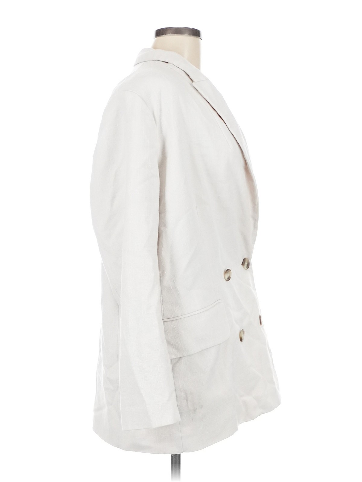 H&M Women Ivory Blazer M thumbnail 3