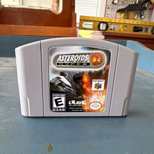 Crave Entertainment Asteroids Hyper 64 (Nintendo 64) N64 Cartridge E NTSC-U/C